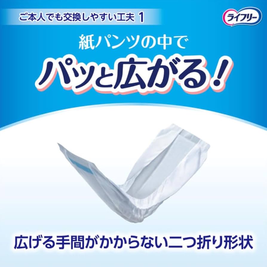 ライフリー ズレずに安心　紙パンツ用パッド20枚入り 6袋セット ライフリーズレずに安心紙パンツ用尿とりパッド夜用スーパー男女